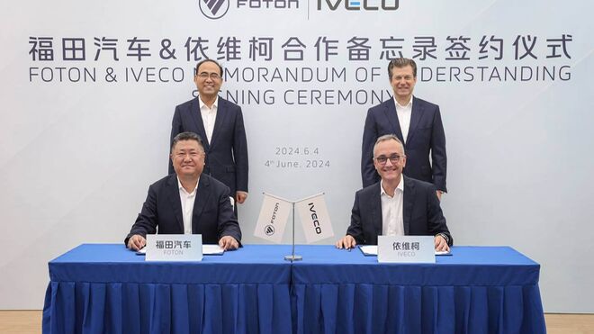 Iveco y Foton anuncian la exploración conjunta de futuras sinergias