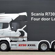 ¿Te imaginas un Scania V8 con cuatro puertas?