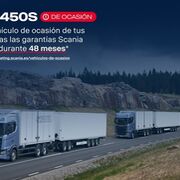 Scania promociona un S450 de ocasión con una oferta especial